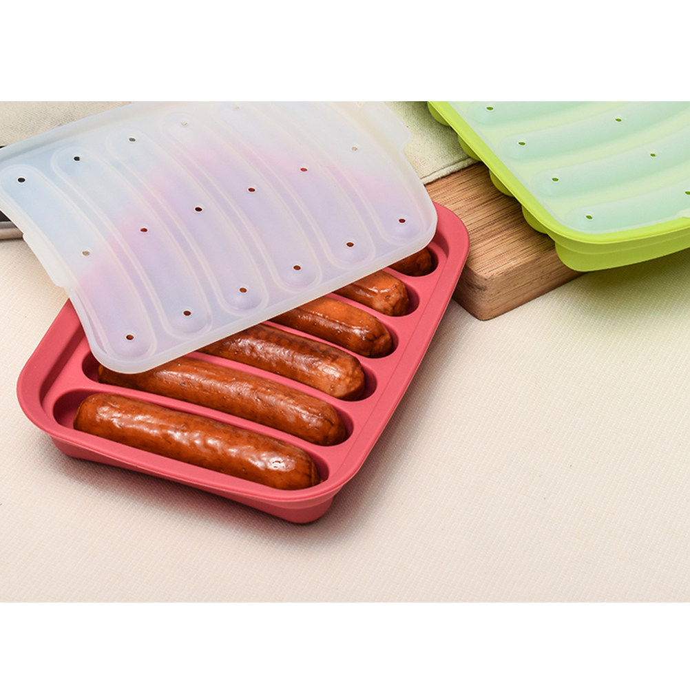 6 Rolls Silicone Sausage Mold  - Baby Food Dogs ulasan dan harga