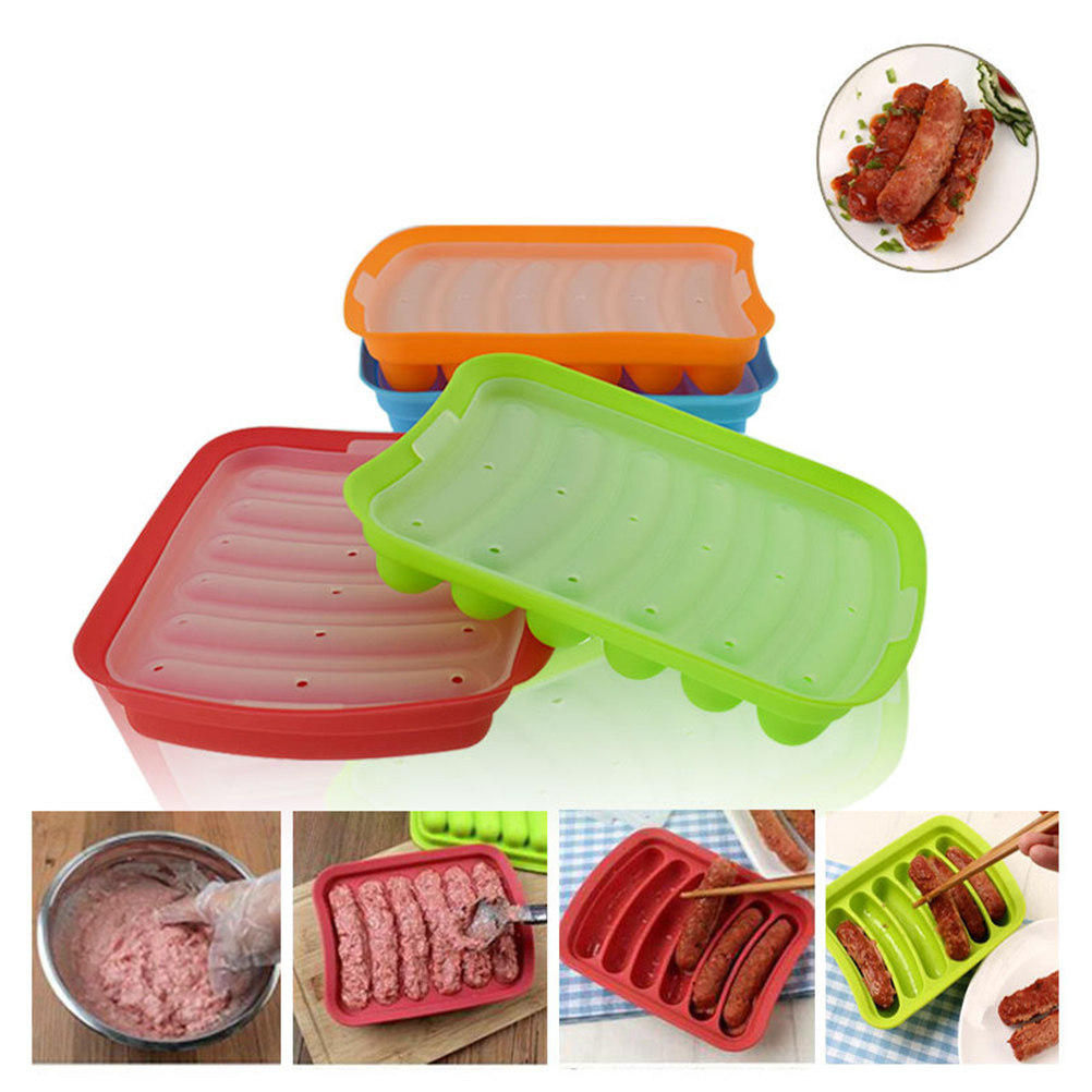 6 Rolls Silicone Sausage Mold  - Baby Food Dogs ulasan dan harga