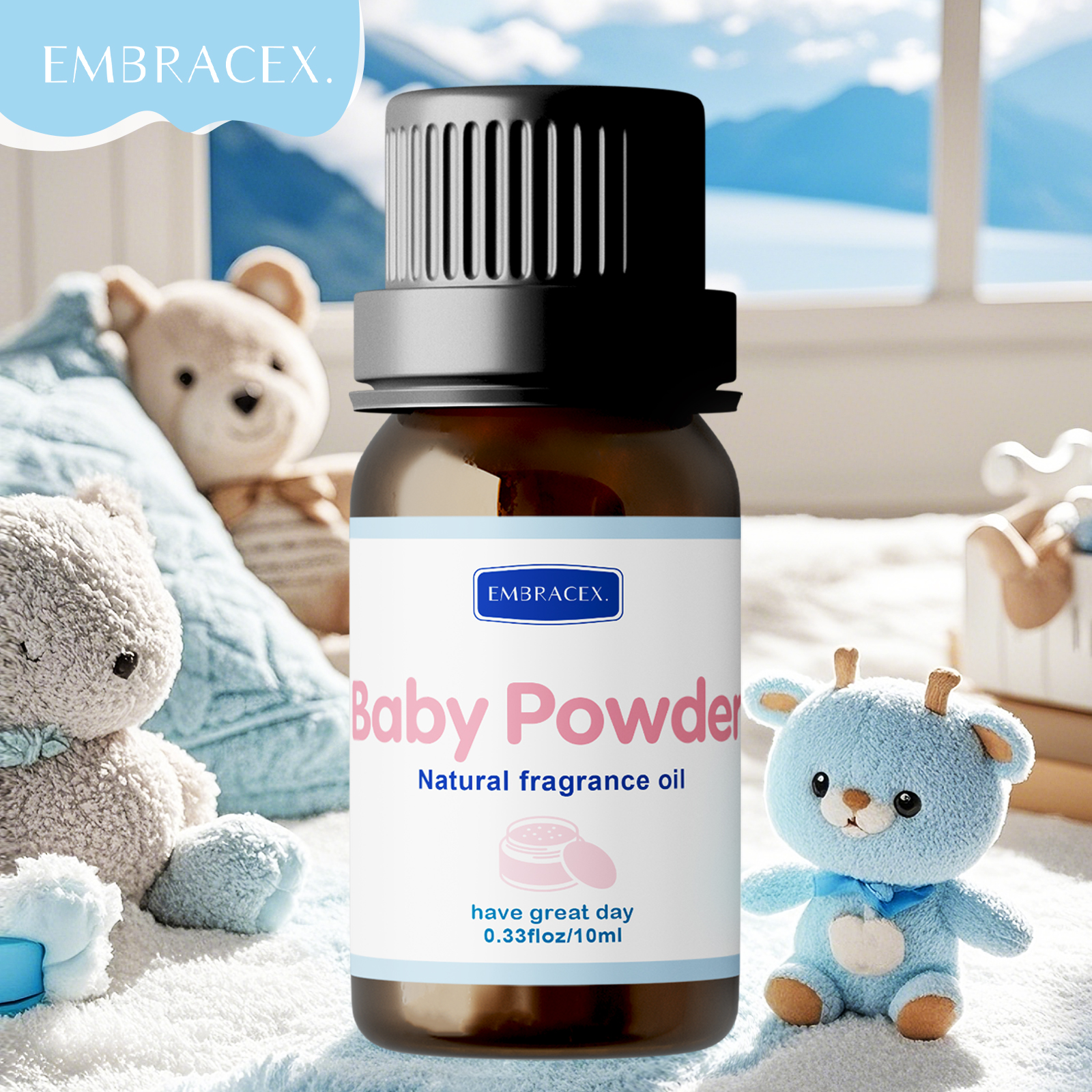 10ml Baby Powder Essential Oil - Baby Food Oil ulasan dan harga