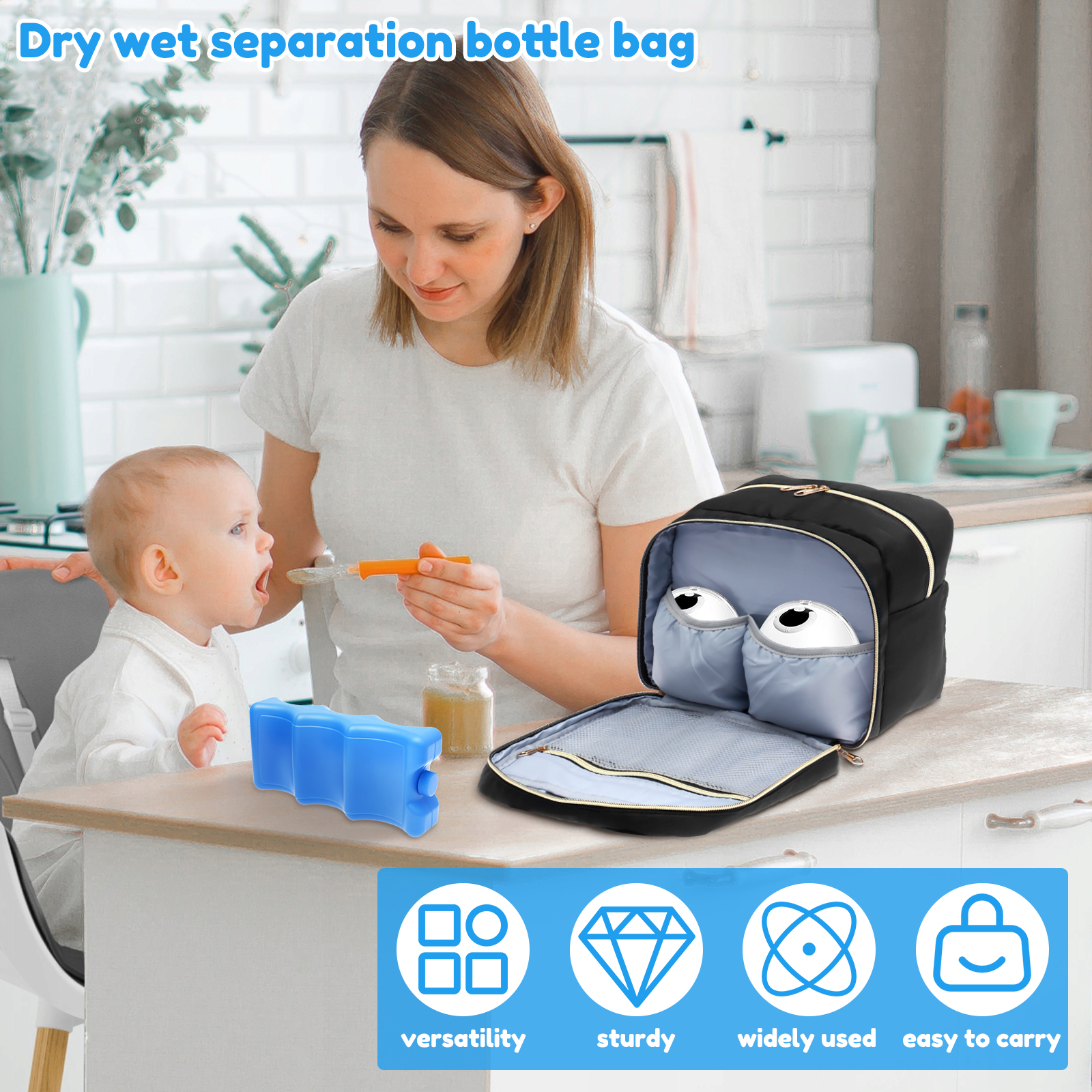 Wearable Breast Pump Bag with  - Baby Food Zip Lock Bag ulasan dan harga