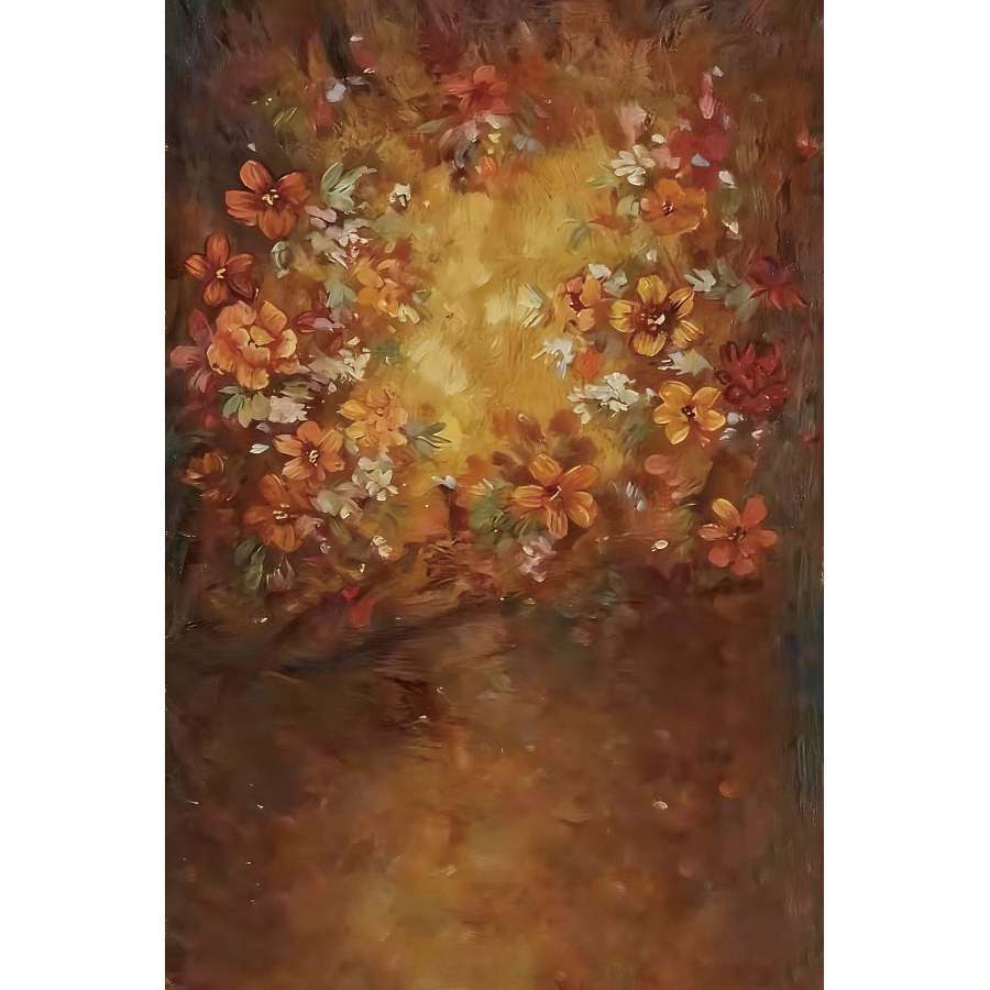 Oil Painting Flowers Photograp - Baby Food Oil ulasan dan harga