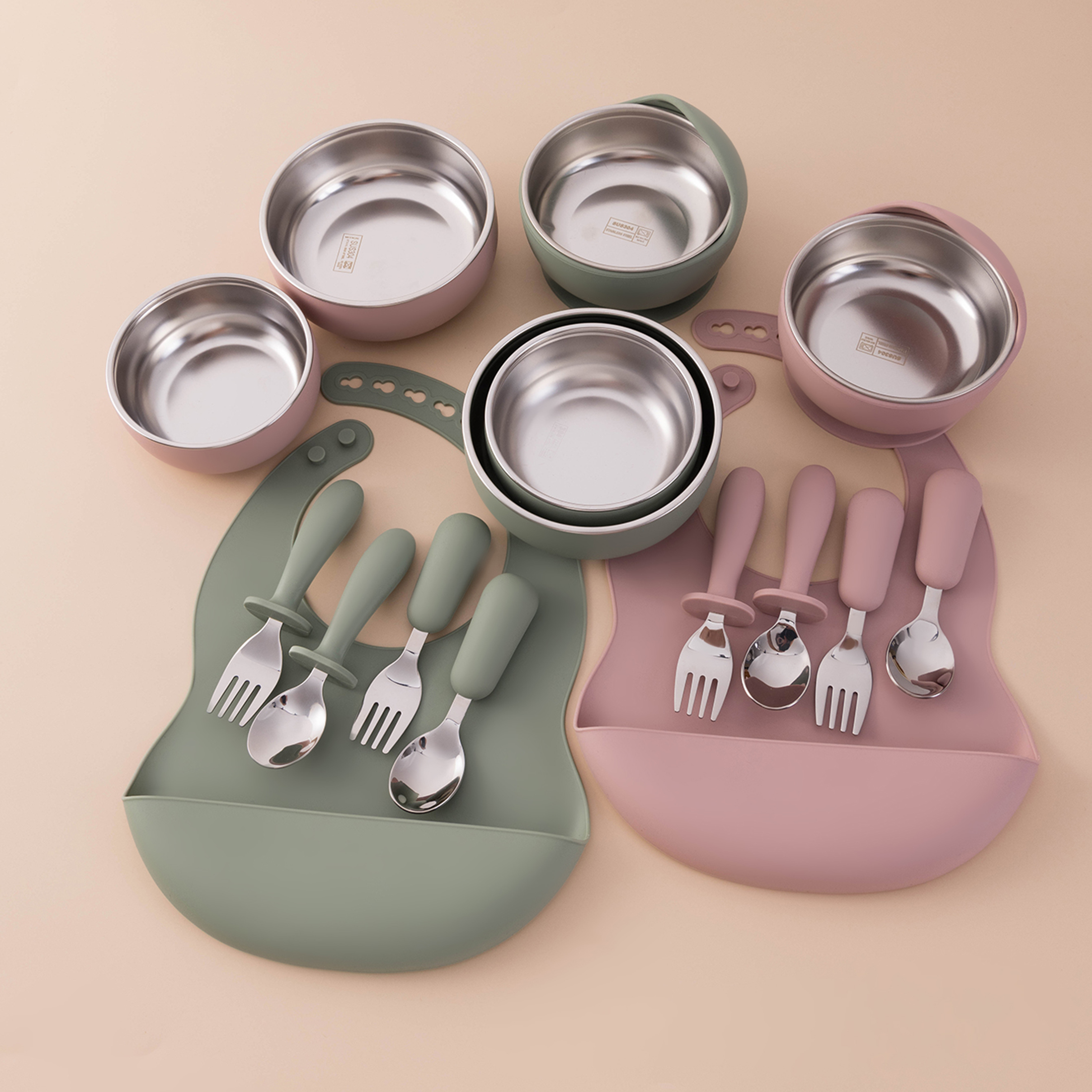 8PCS Baby Feeding Set Stainles - Baby Food Weaning ulasan dan harga