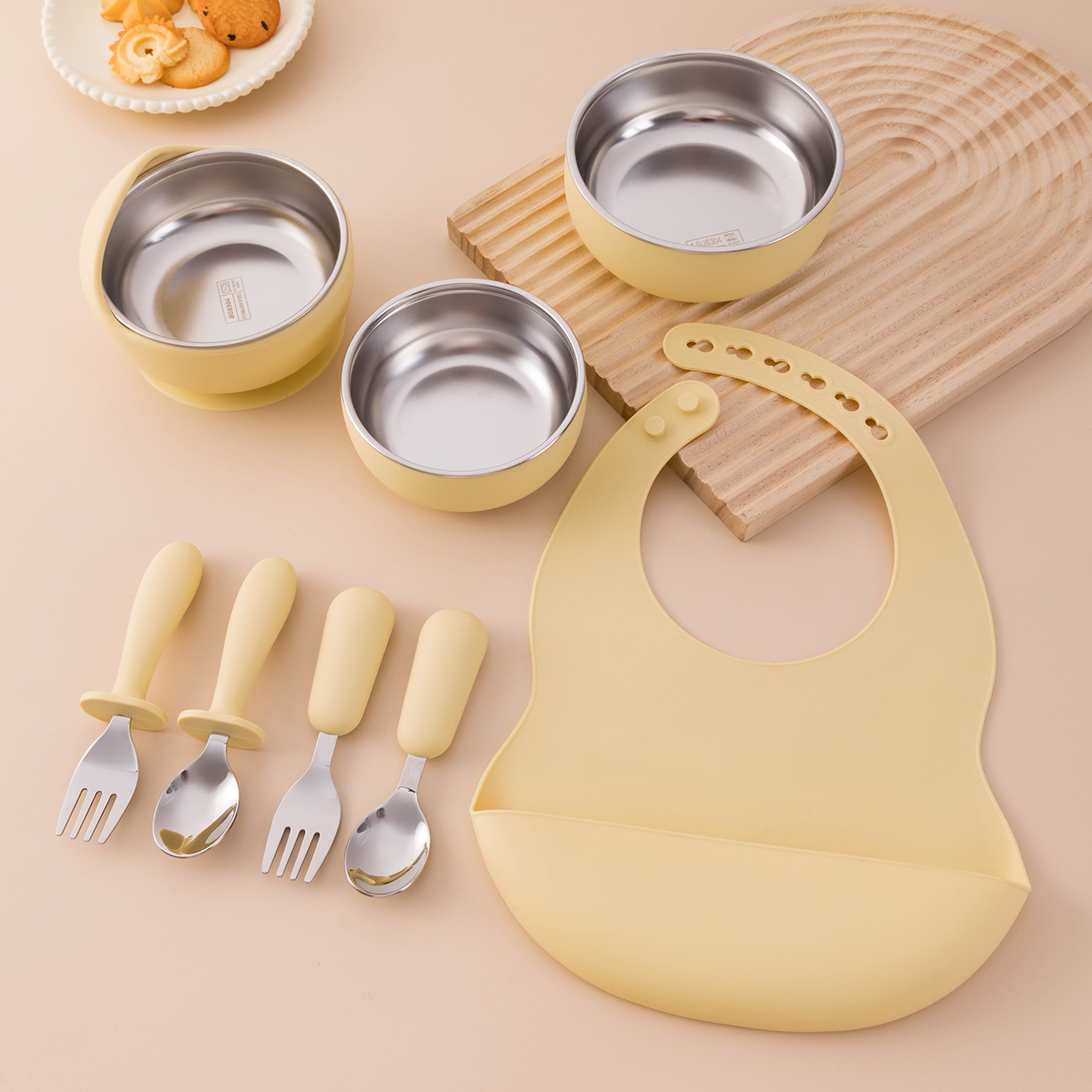 8PCS Baby Feeding Set Stainles - Baby Food Weaning ulasan dan harga