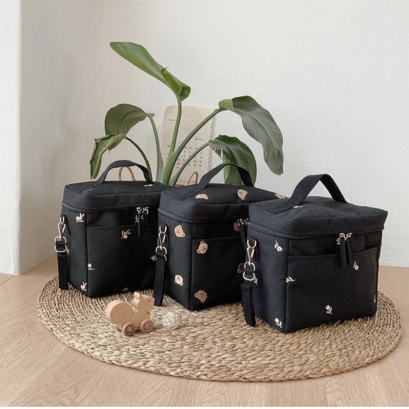 Bear Embroidery Baby Stroller  - Baby Food Zip Lock Bag ulasan dan harga