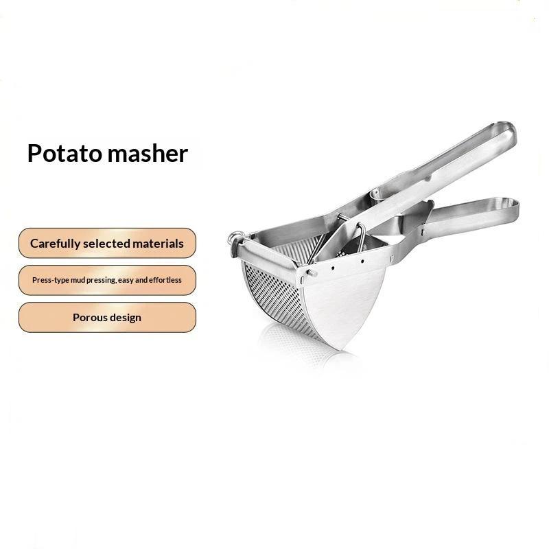 Potato Masher Stainless Steel  - Baby Food With Iron ulasan dan harga
